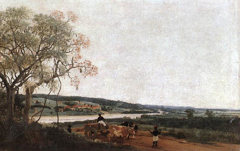 POST, Frans The Ox Cart af Sweden oil painting art